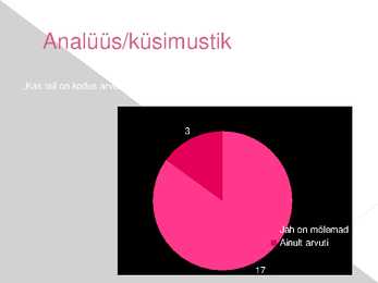 Tänavaküsitlus arvuti kasutamine powerpoint #3