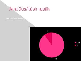 Tänavaküsitlus arvuti kasutamine powerpoint #5