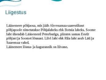 Läänemeri #7