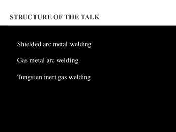 Welding technologies #4