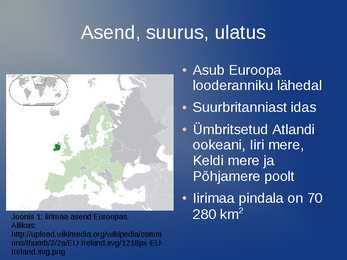 Iirimaa iseloomustus #2