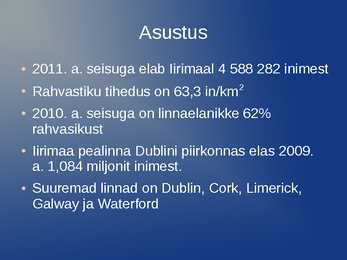 Iirimaa iseloomustus #8