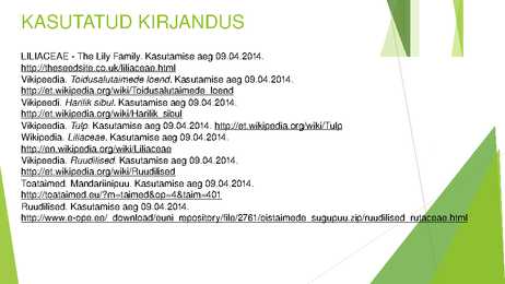 Liilialised ja ruudilised #13