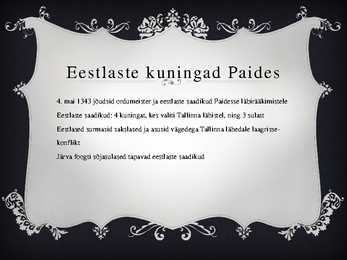 Paide keskajal #7