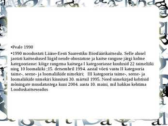 Looduskaitse korraldus Eestis #7