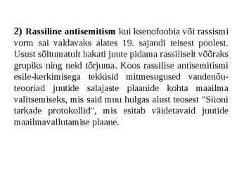 Antisemitism #4
