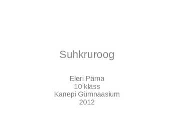 Suhkruroog