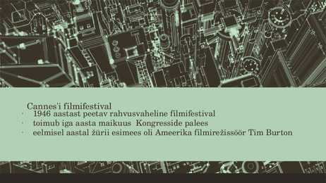 Rahvusvahelised filmifestivalid #7