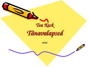 Tänavalapsed