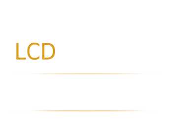 LCD powerpoint