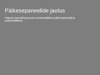 PÄIKESEPANEELID #2