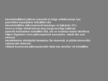 PÄIKESEPANEELID #3