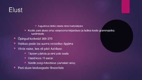 Keskaja filosoof Augustinus #3