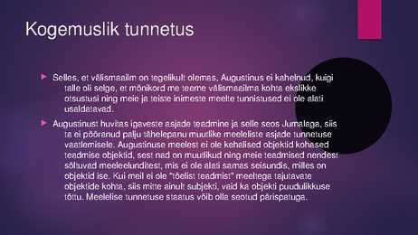 Keskaja filosoof Augustinus #9