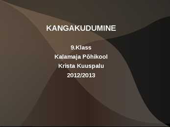 Kangakudumine