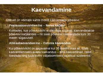 Põlevkivi slaidiesitlus #5