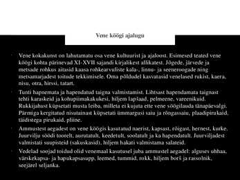 VENE KÖÖK #2