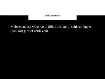 VENE KÖÖK #6