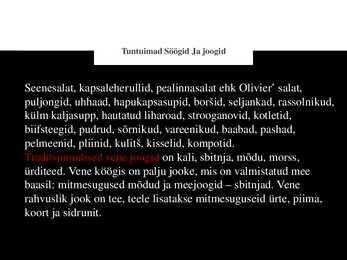 VENE KÖÖK #7
