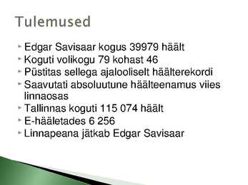 Savisaar ja Tallinn #3