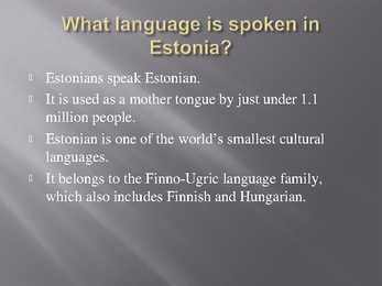 ESTONIA --presentation #5
