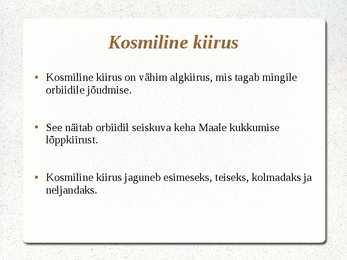 -Kepleri seadused ja taevamehaanika-Kosmiline kiirus-Päikesesüsteemi stabiilsus #8
