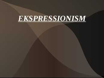 Muusika ettekanne-ekspressionism