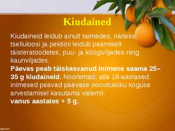 Toitumise põhitõed #11