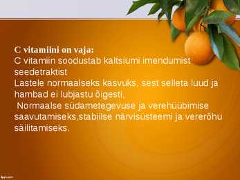 Toitumise põhitõed #14