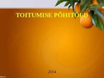 Toitumise põhitõed