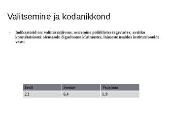 Heaolumajandus mõõtmise ja hindamise rahvusvahelised süsteemid #9