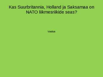 Nato mäng #13