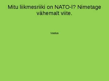 Nato mäng #15