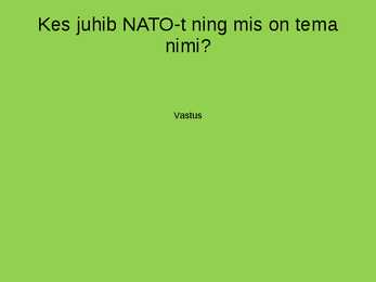 Nato mäng #17