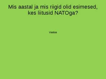 Nato mäng #19