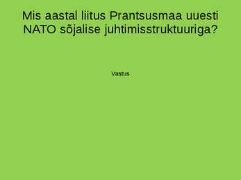 Nato mäng #21