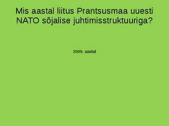Nato mäng #22