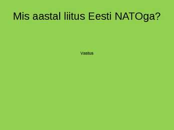 Nato mäng #23