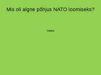 Nato mäng #25