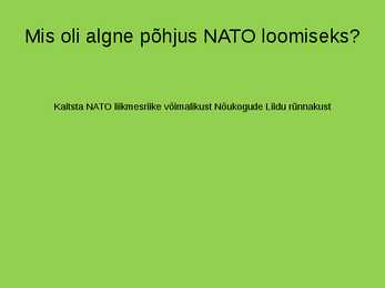 Nato mäng #26