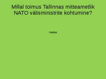Nato mäng #27