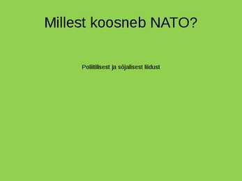 Nato mäng #36