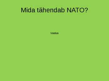 Nato mäng #5