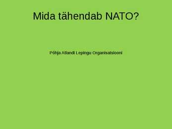 Nato mäng #6