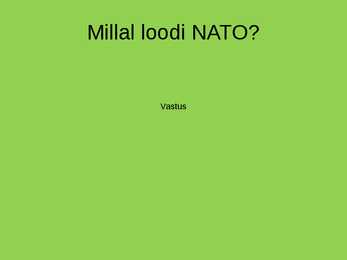 Nato mäng #7