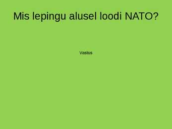 Nato mäng #9