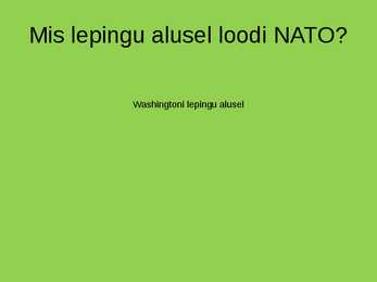 Nato mäng #10