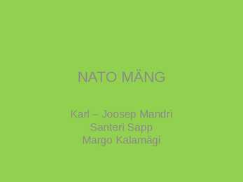Nato mäng