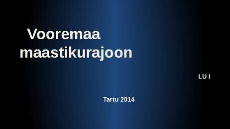 Vooremaa maastikurajoon