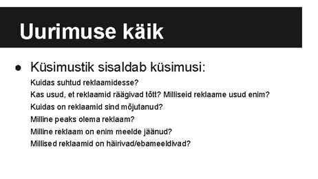 Reklaamide mõju inimestele #6